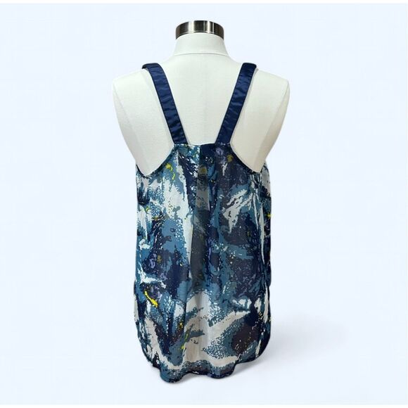 Twenty One Women’s Medium Blue Sheer Tank Top - Picture 2 of 8